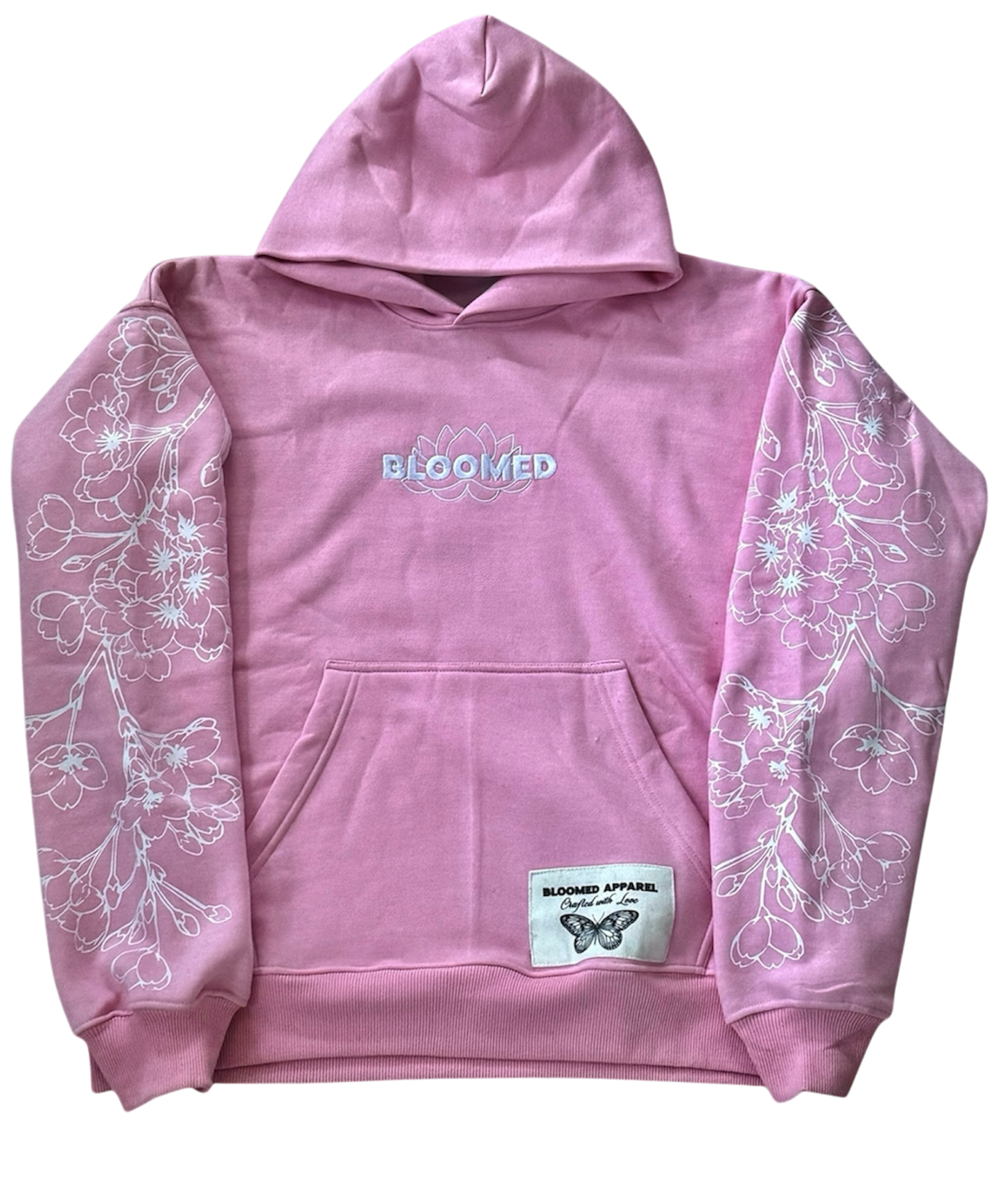 “REBIRTH” Bloomed Pink Hoodie