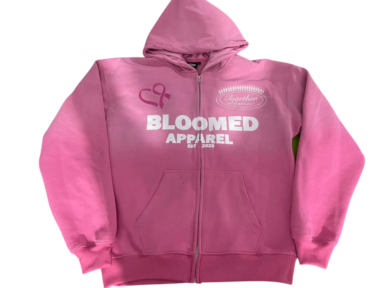 Breast Cancer Zipup Heavyweight - Pre-order